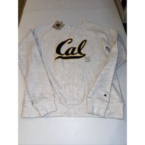Vintage 90S UC Cal Berkeley Crewneck Sweatshirt XS Reverse Weave Champion USA